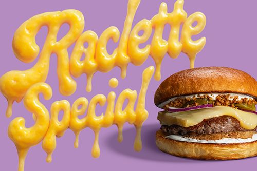 Neues Special – Raclette Burger